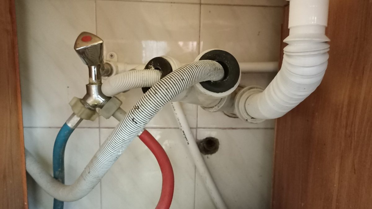 Eskişehir çeşme montajı — çamaşır makinesi musluğu, ara musluk ve hortum bağlantısı